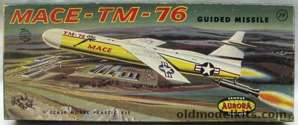 Aurora 1/48 Mace TM-76 Guided Missile, 130-79 plastic model kit